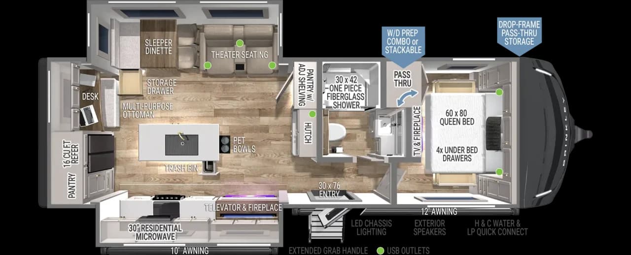Brinkley 2024 Brinkley Model Z Air 285 travel trailers product image